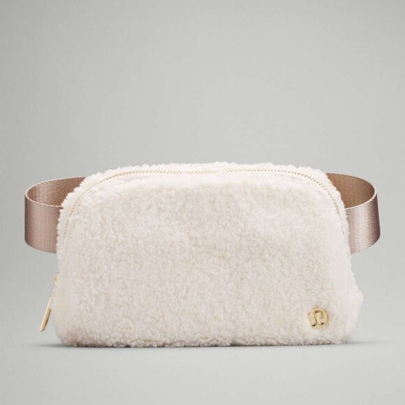 lululemon athletica Handbags - Lululemon Fleece Belt Bag, Ivory Color